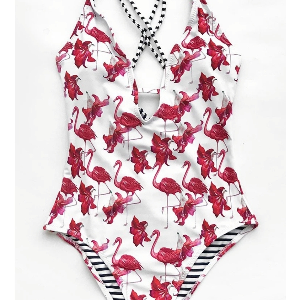 Free to Fly Print One-Piece Swimsuit | Cupshe